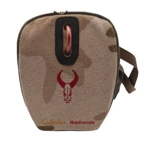 Cabelas Badlands Unisex OS Tan Camo Binocular Harness Magnetic Zip-No Case